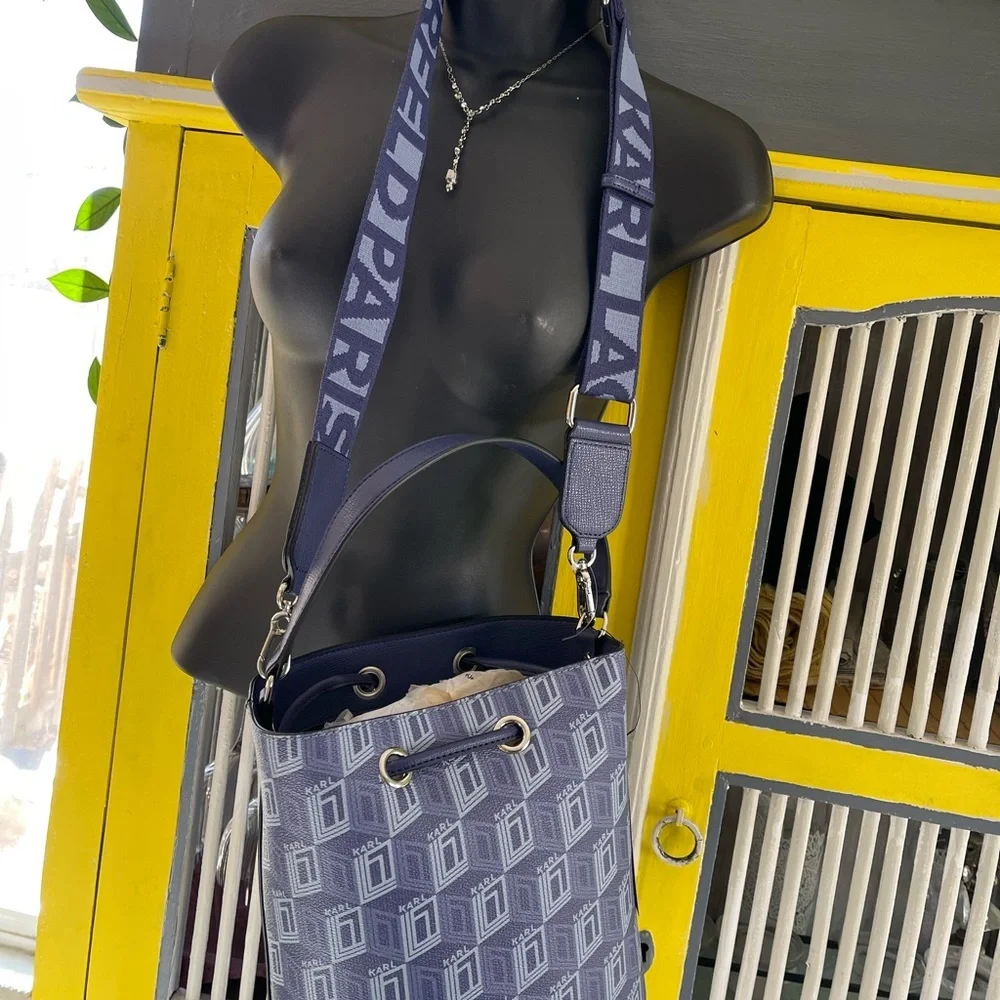 Karl Lagerfeld Indigo Shoulder Bag NWT